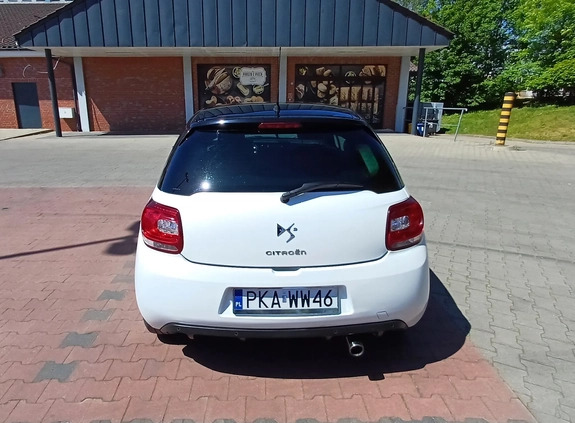 Citroen DS3 cena 20000 przebieg: 93300, rok produkcji 2010 z Kutno małe 67